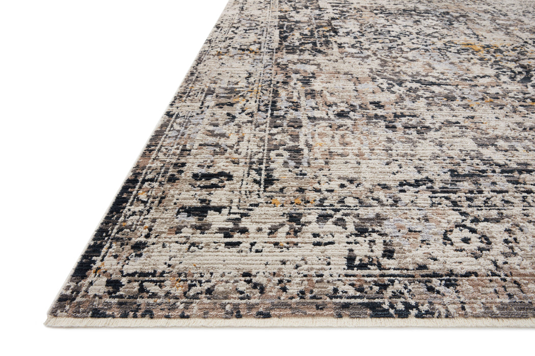 Loloi Rugs Leigh Collection Rug in Charcoal, Taupe - 7'10" x 10'10"