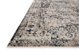 Loloi Rugs Leigh Collection Rug in Charcoal, Taupe - 7'10" x 10'10"
