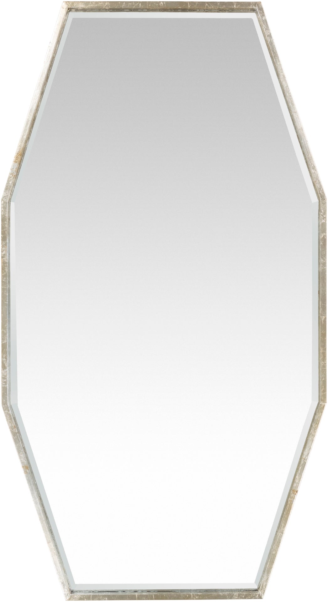 Adams Modern Manufactured Wood Mirror - Stylish Beveled Design for Minimalist Home Decor Elegance